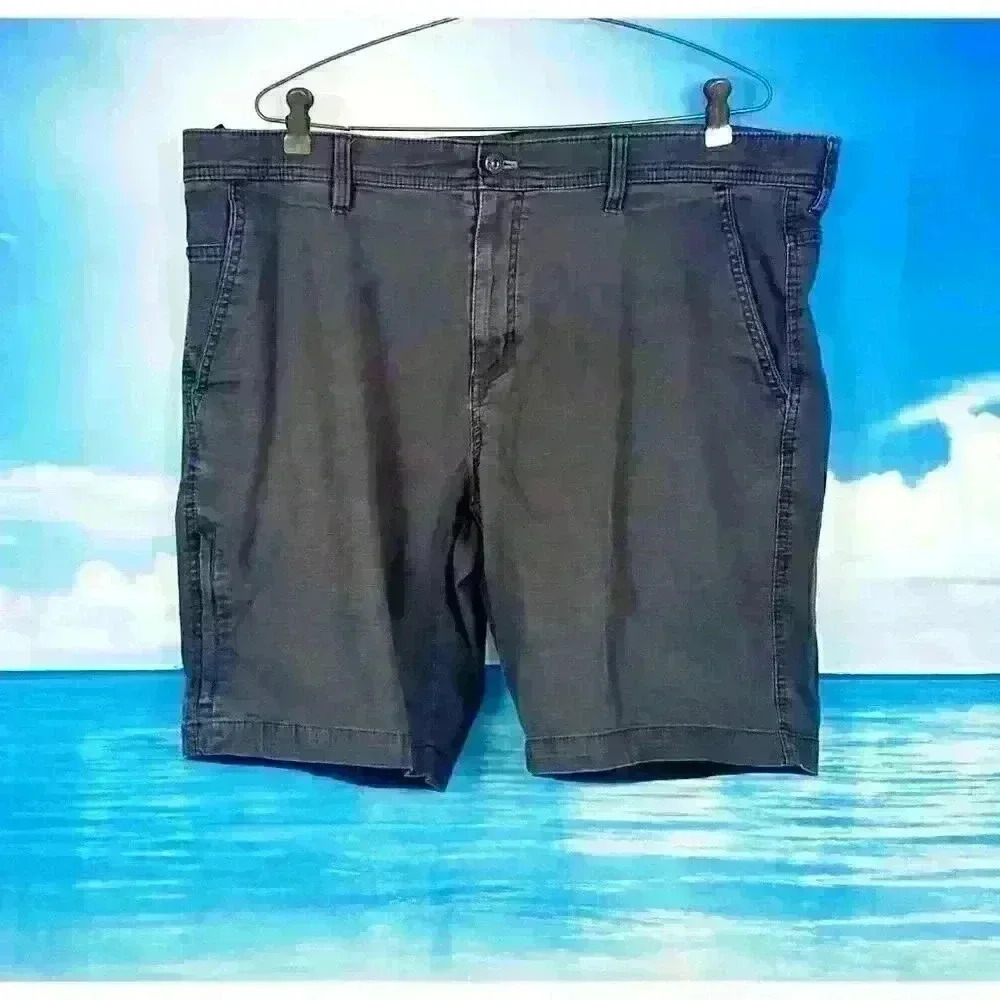 WEATHERPROOF Men's DARK GRAY Shorts CARGO Lightweight pants STRETCH size 40